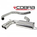 AU12 Cobra Sport Audi A3 (8P) 2.0 TFSI 2WD (3 & 5 Door) 2004-12 Cat Back System (Non-Resonated)